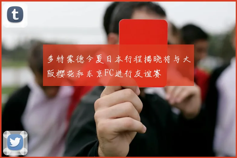 多特蒙德今夏日本行程揭晓将与大阪樱花和东京FC进行友谊赛